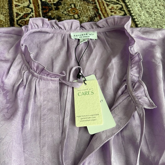 Purple office blouse - Picture 5 of 8